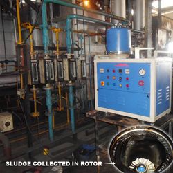 Centrifugal oil cleaning system for quenching oil_2